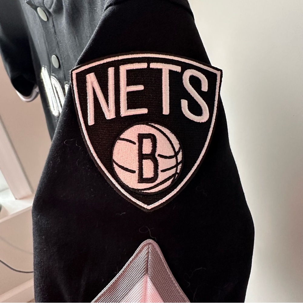 Pro Standard Brooklyn Nets Snap Front Jersey Smal… - image 3